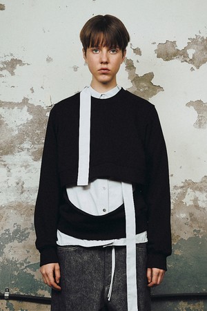 2WAY SWEATSHIRTS (Black)