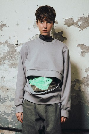 2WAY SWEATSHIRTS (Grey)