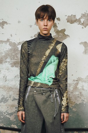 HI-NECK PRINTING LONG SLEEVE (Road)