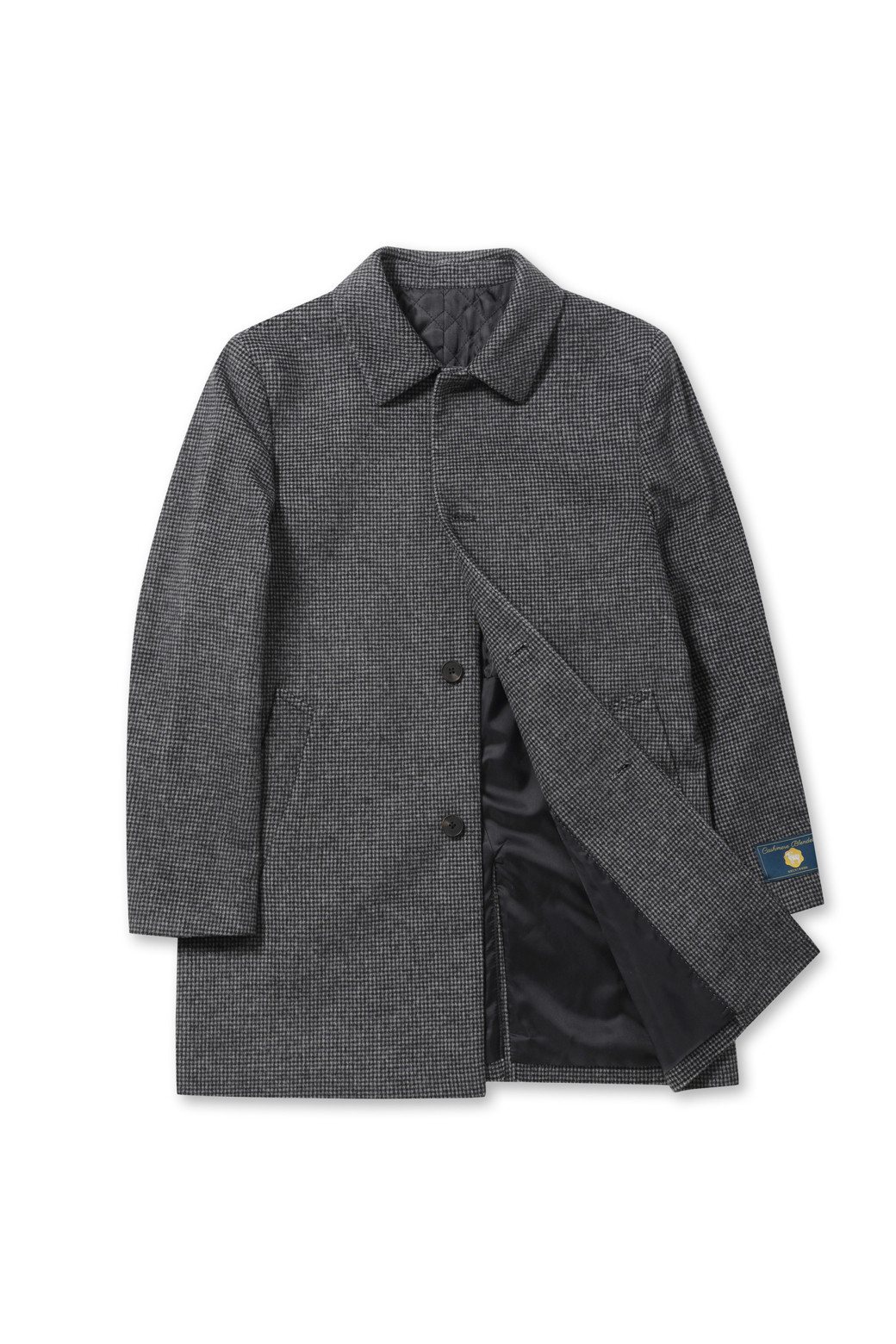 BRENTWOOD - 코트 - 울/캐시미어 블렌디드 하프 코트