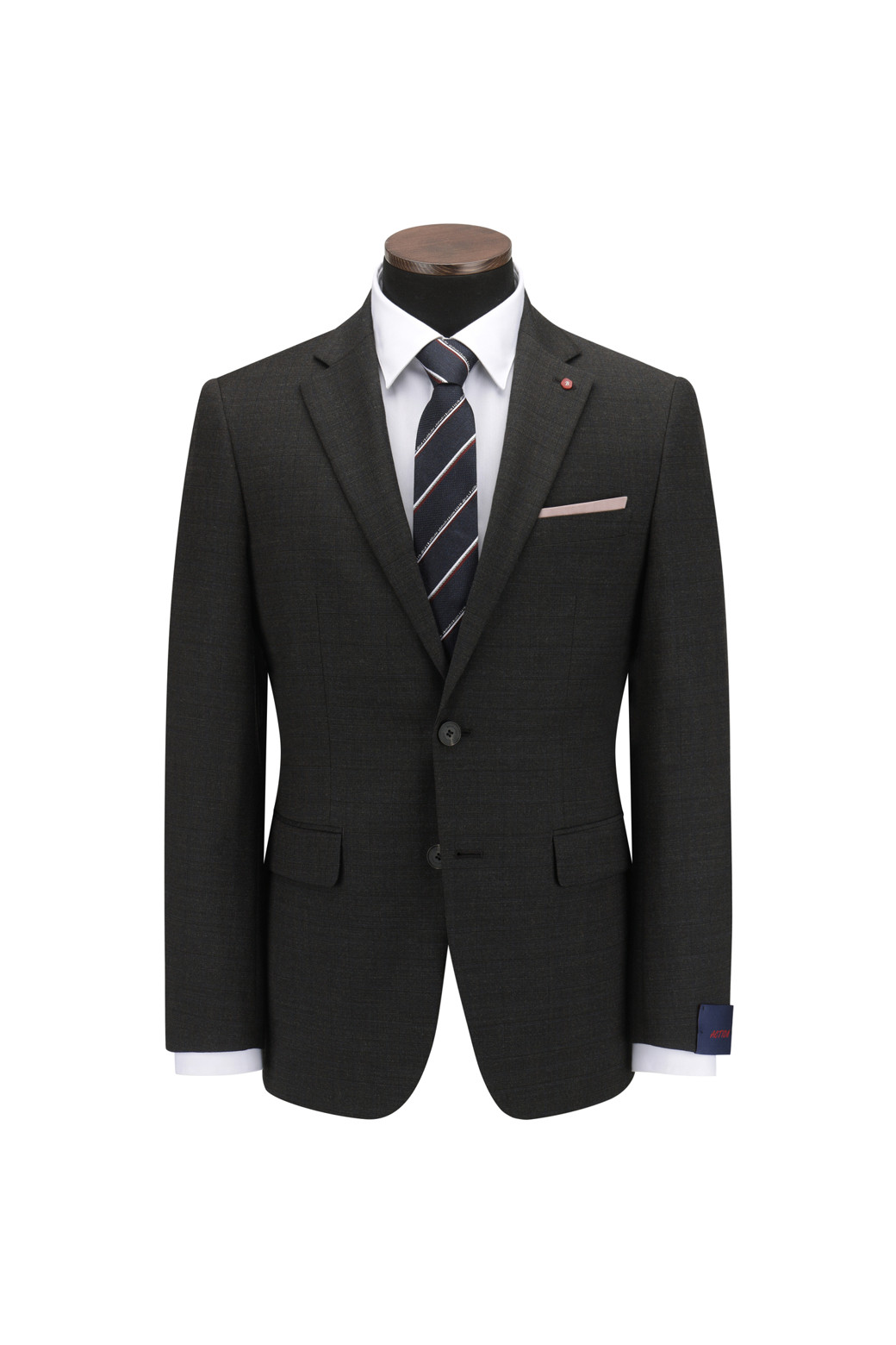 BRENTWOOD - 수트 - [액션슈트] 울블렌디드 글렌체크 슬림 슈트