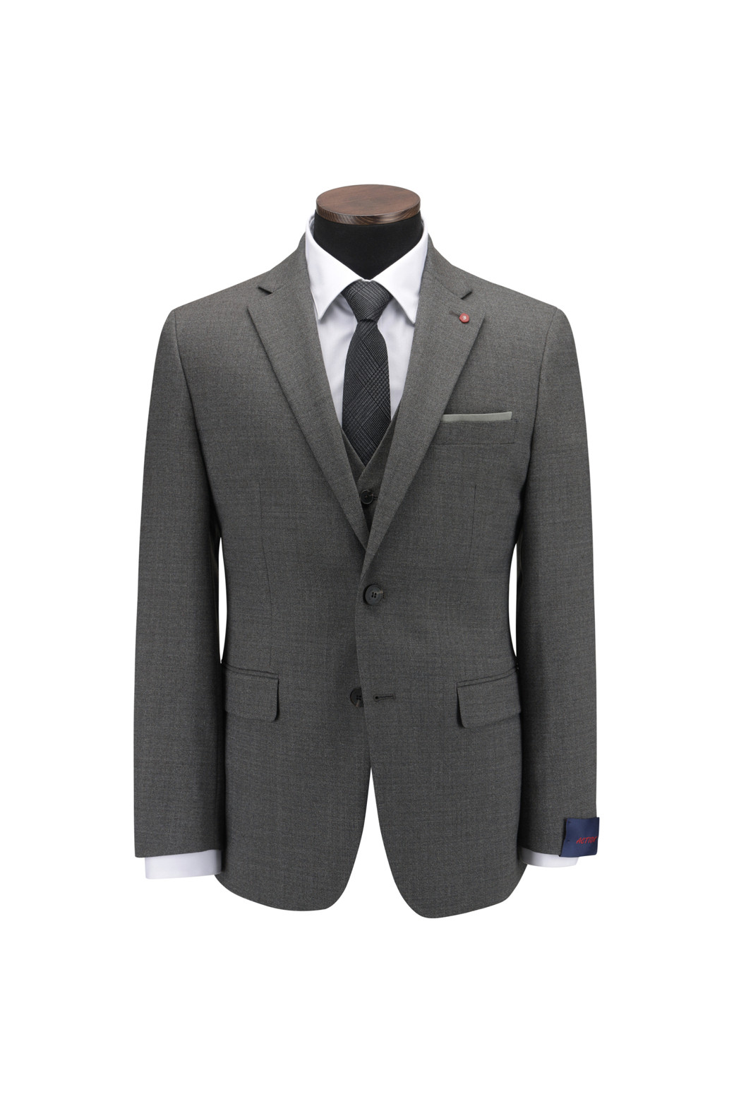 BRENTWOOD - 수트 - [액션슈트] 울블렌디드 멜란지 베이지 슬림 슈트