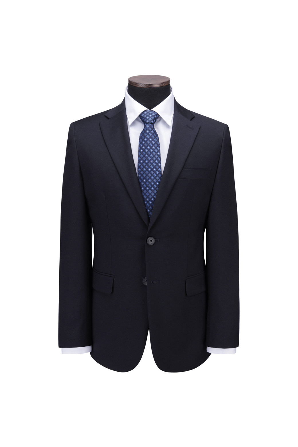 BRENTWOOD - 수트 - 사계절 솔리드 하프라이닝 슬림 슈트