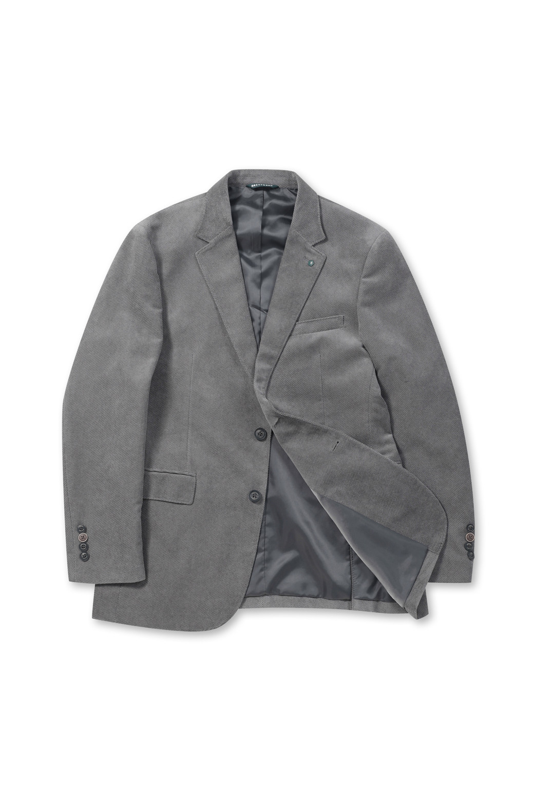 BRENTWOOD - 수트/블레이저자켓 - 미니멀 조직 솔리드 자켓