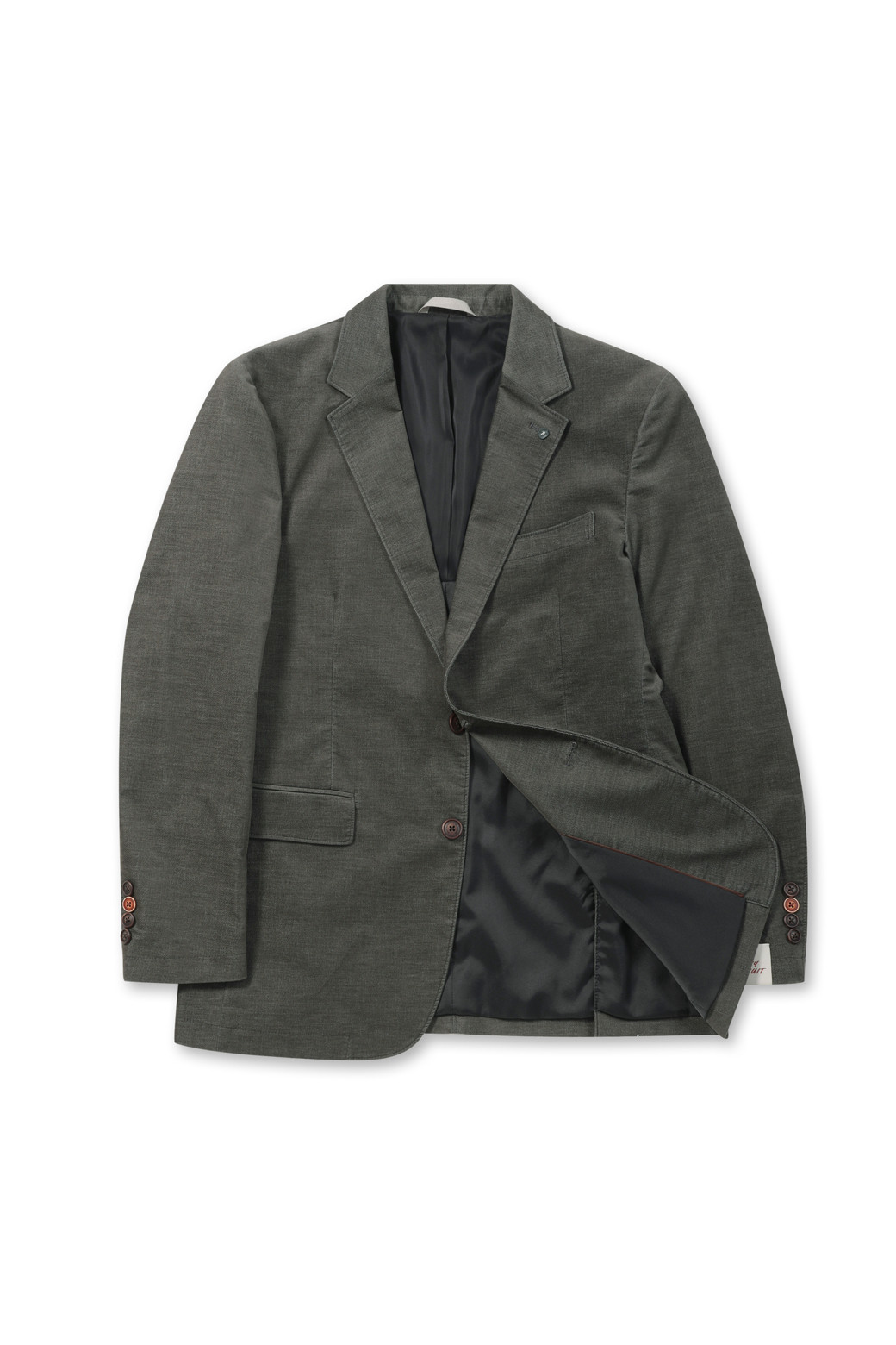 BRENTWOOD - 수트/블레이저자켓 - [코지] 솔리드 코튼 워싱 자켓 (SET-UP)
