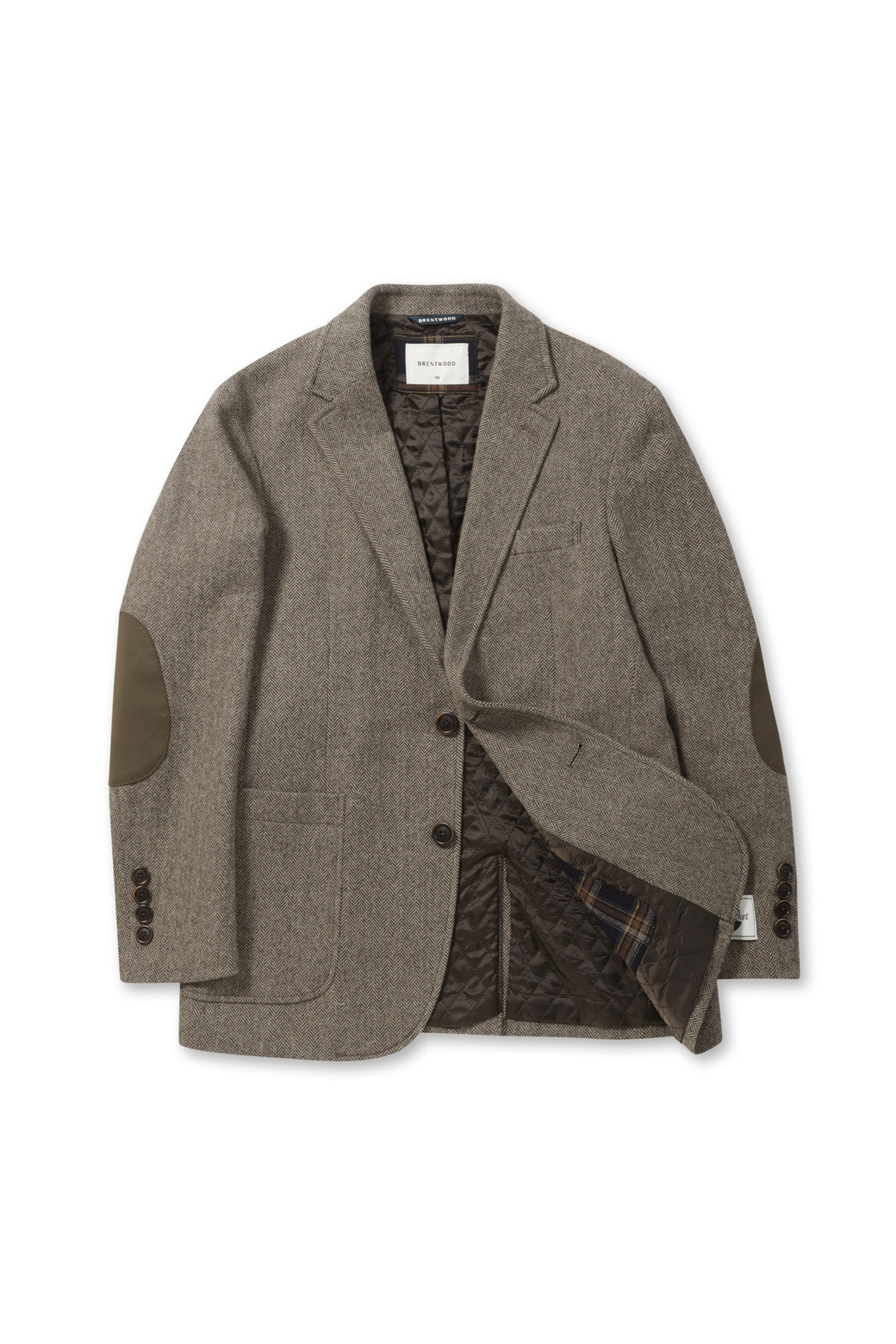 BRENTWOOD - 수트/블레이저자켓 - [헌팅자켓] 울블렌디드 헤링본 헌팅 자켓