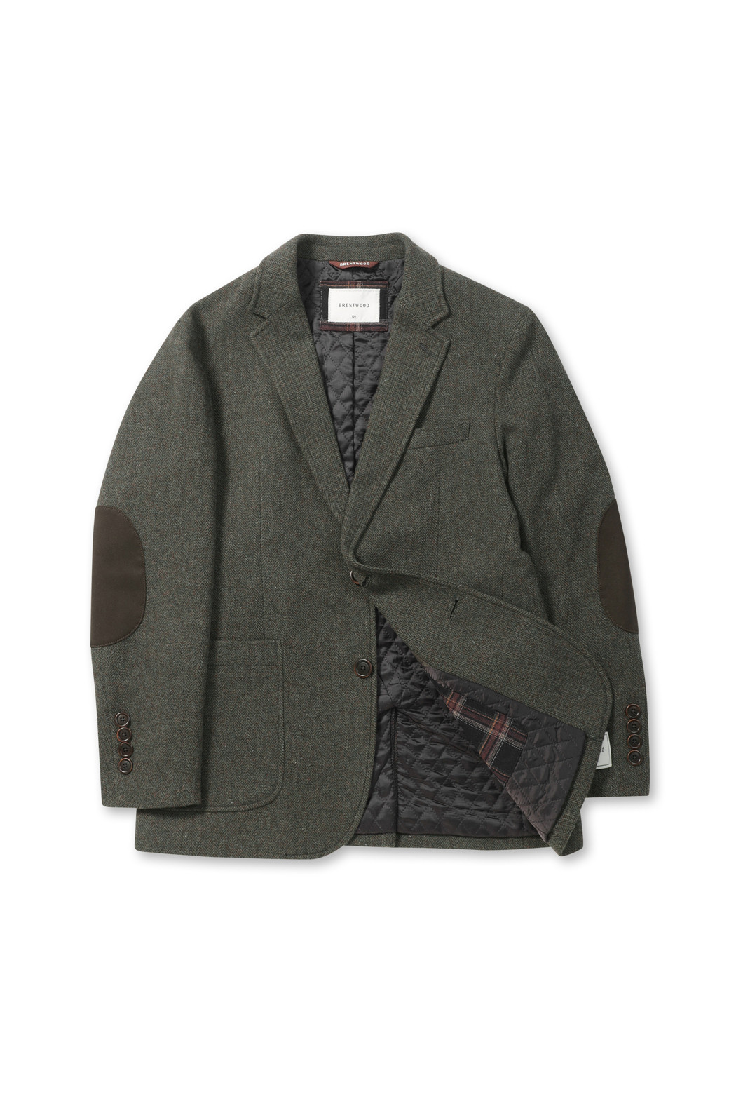 BRENTWOOD - 수트/블레이저자켓 - [헌팅자켓] 울블렌디드 헤링본 헌팅 자켓