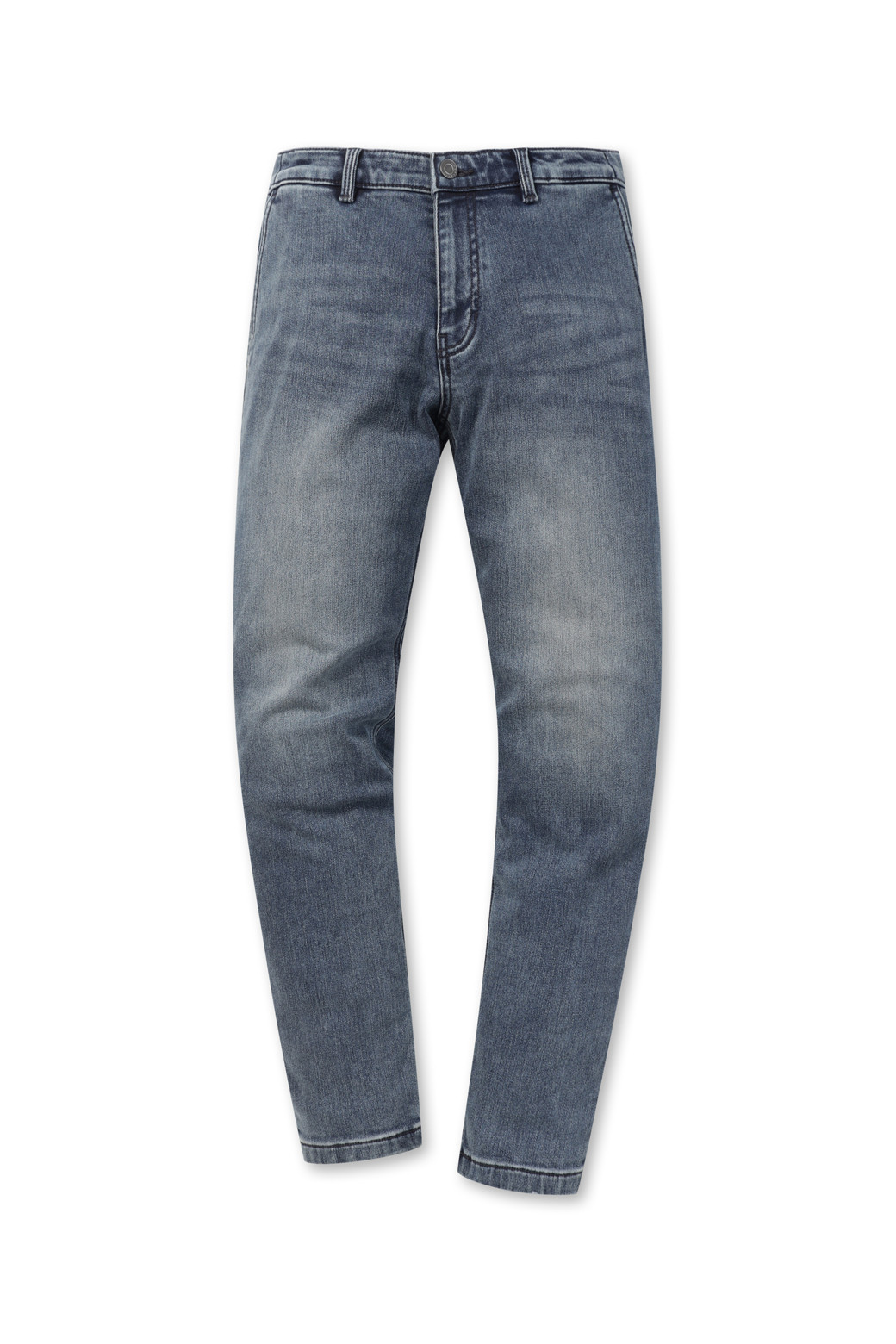 BRENTWOOD - 데님 - 릴렉스핏 기모 블루 데님