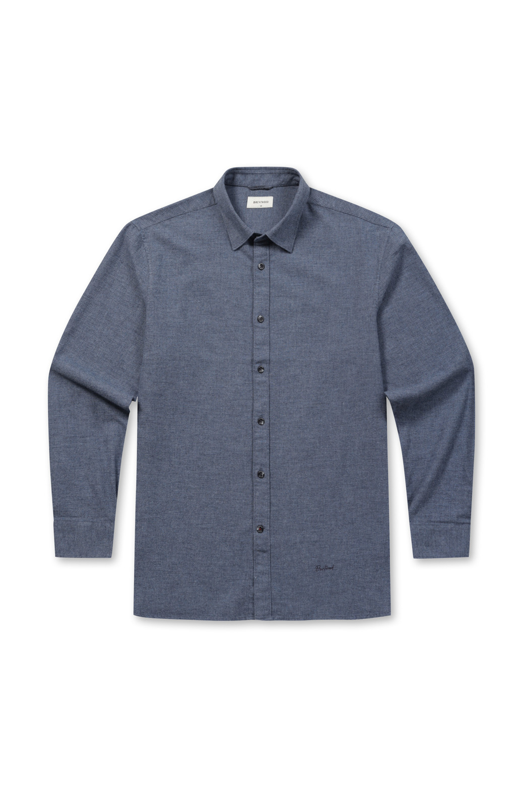 BRENTWOOD - 긴팔셔츠 - 마이크로 코튼 캐주얼셔츠