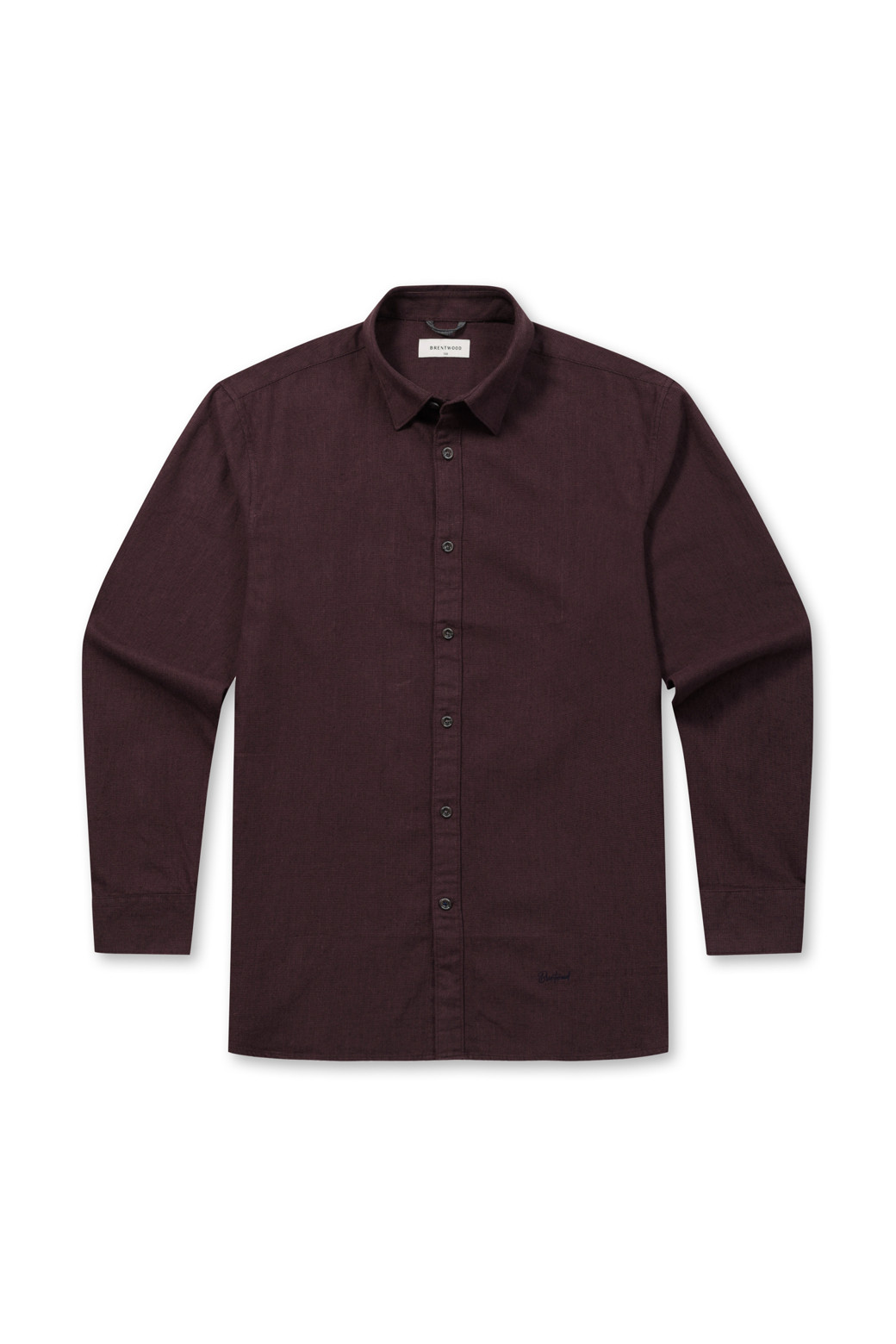 BRENTWOOD - 긴팔셔츠 - 마이크로 코튼 캐주얼셔츠