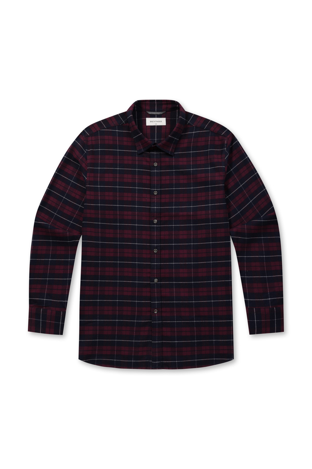 BRENTWOOD - 긴팔셔츠 - 레드 멀티체크 캐주얼셔츠