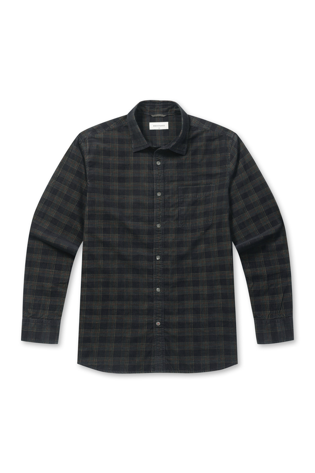 BRENTWOOD - 긴팔셔츠 - 체크 코듀로이 캐주얼셔츠
