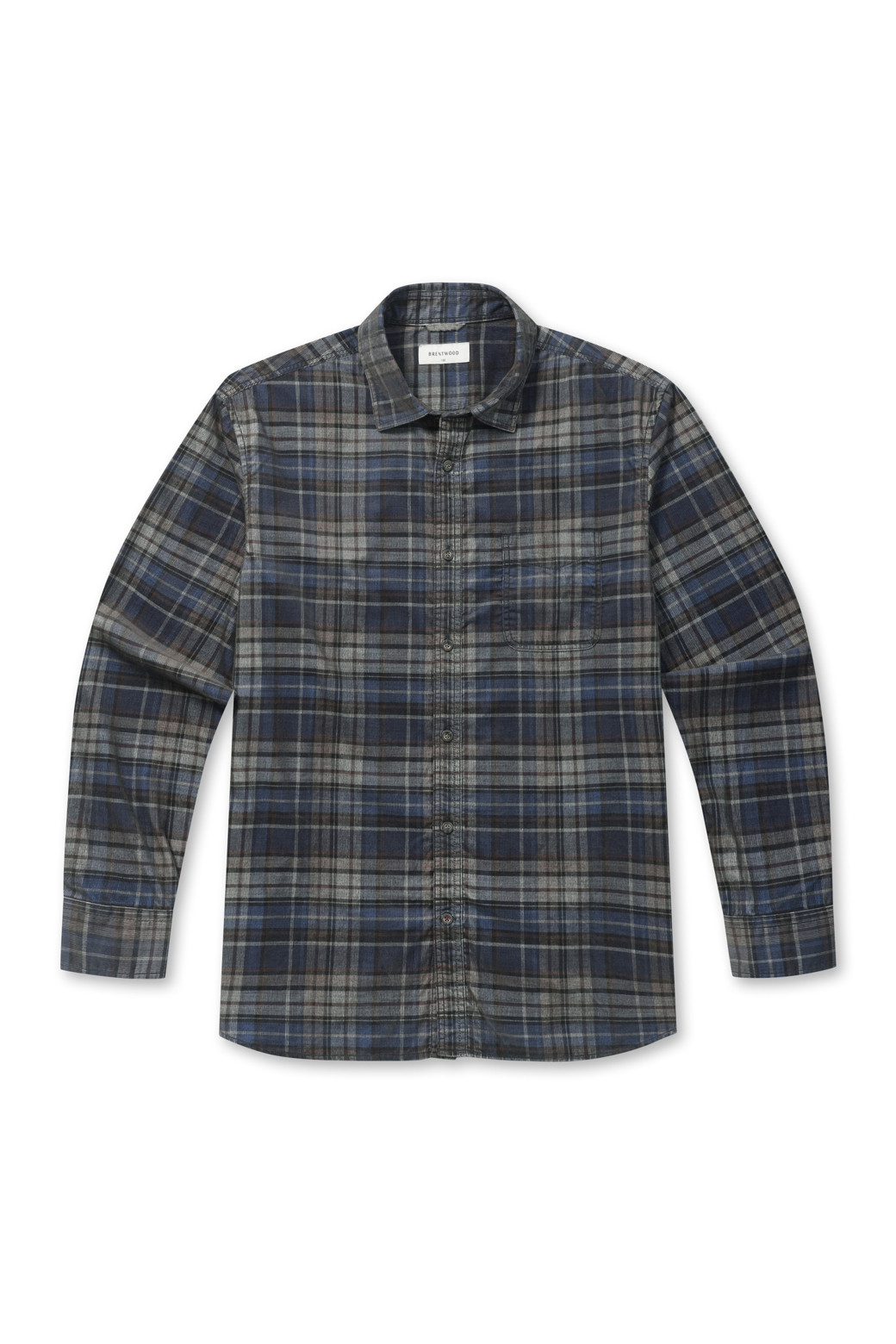 BRENTWOOD - 긴팔셔츠 - 체크 코듀로이 캐주얼셔츠