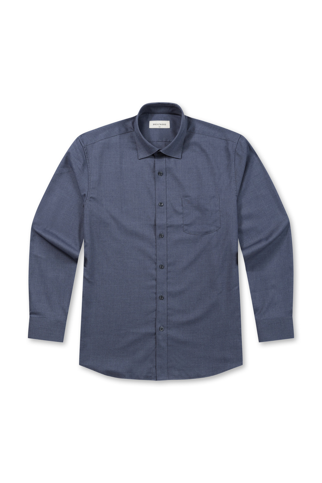 BRENTWOOD - 긴팔셔츠 - 레귤러핏 뱀부 블렌디드 드레스셔츠