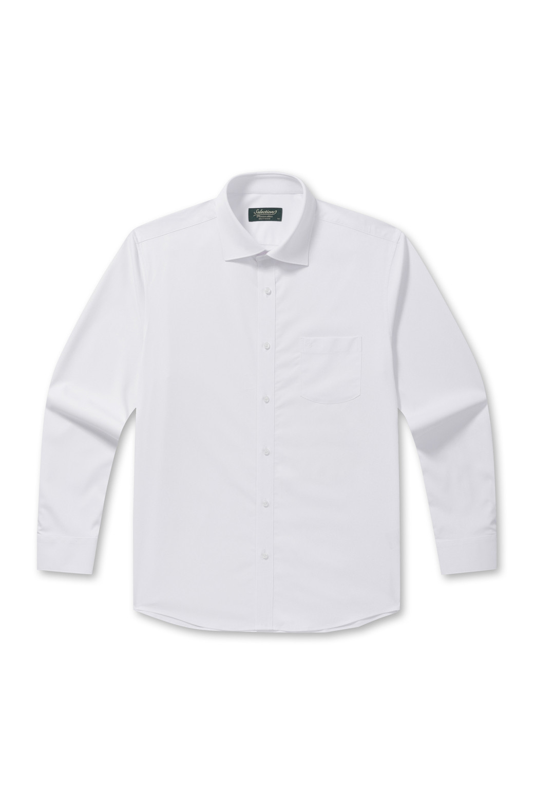 BRENTWOOD - 긴팔셔츠 - [셀렉션] 레귤러핏 솔리드 세미와이드 드레스셔츠