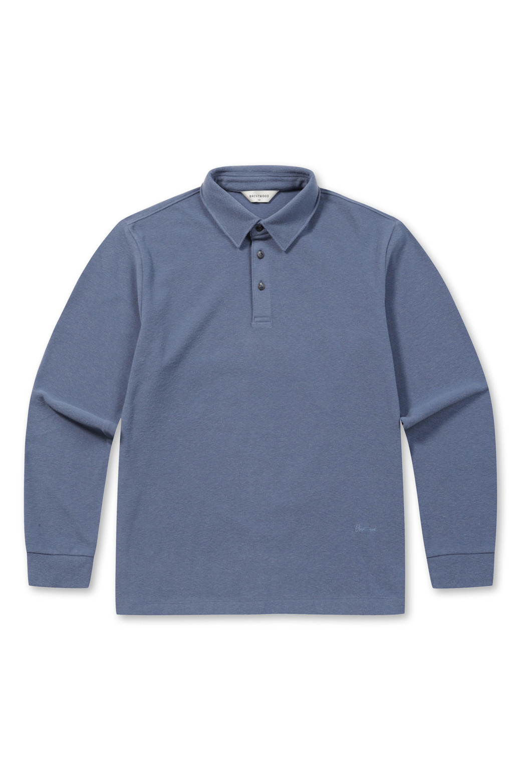 BRENTWOOD - 긴팔티셔츠 - 기모 솔리드 폴로넥 티셔츠