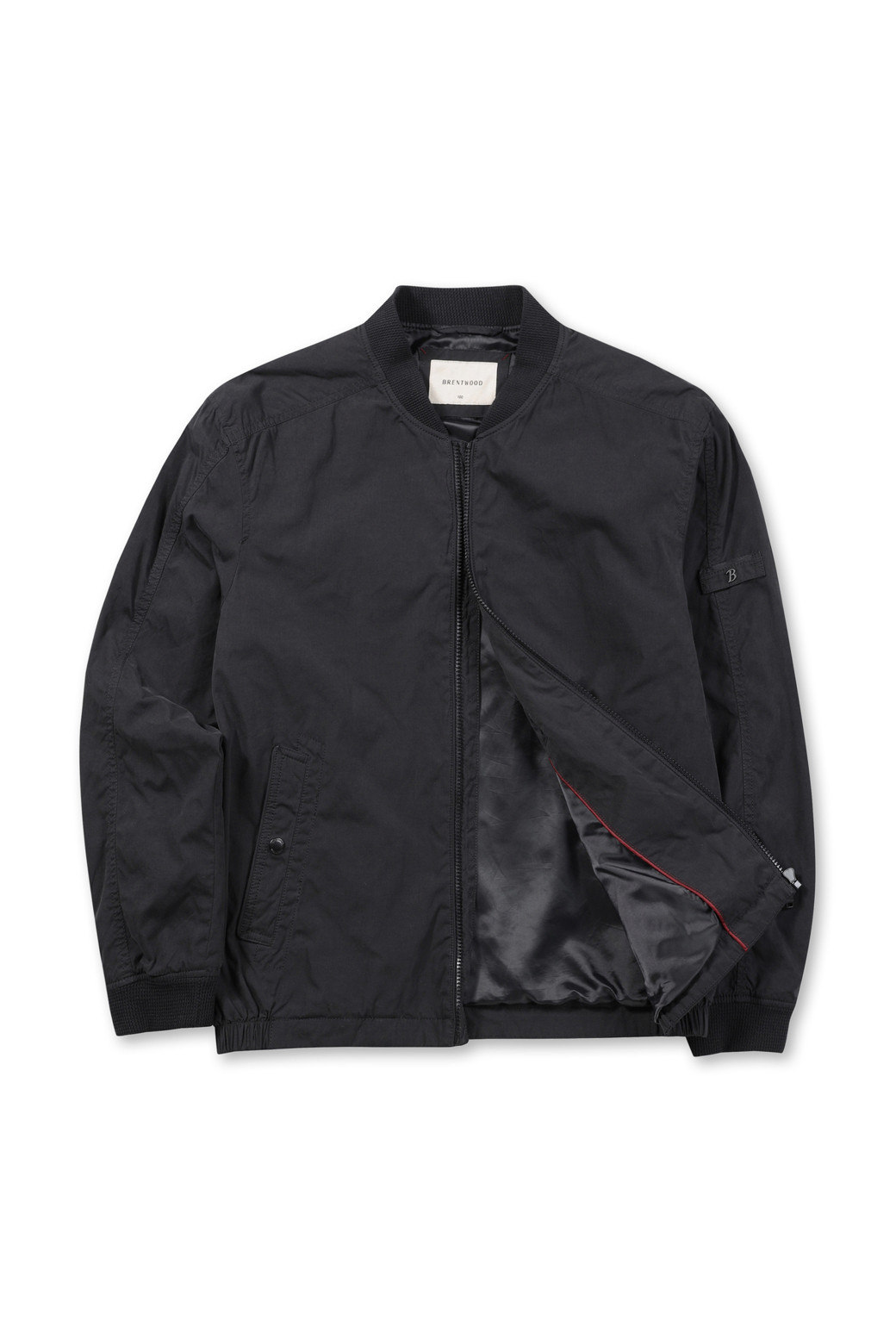 BRENTWOOD - 블루종/점퍼 - 가먼트워싱 보머 점퍼