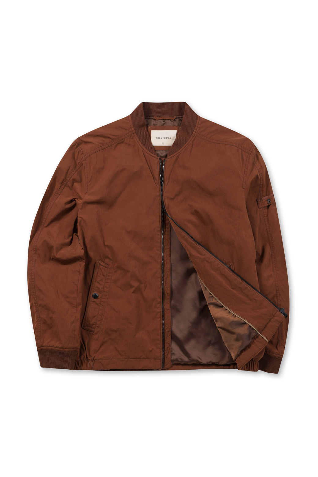 BRENTWOOD - 블루종/점퍼 - 가먼트워싱 보머 점퍼