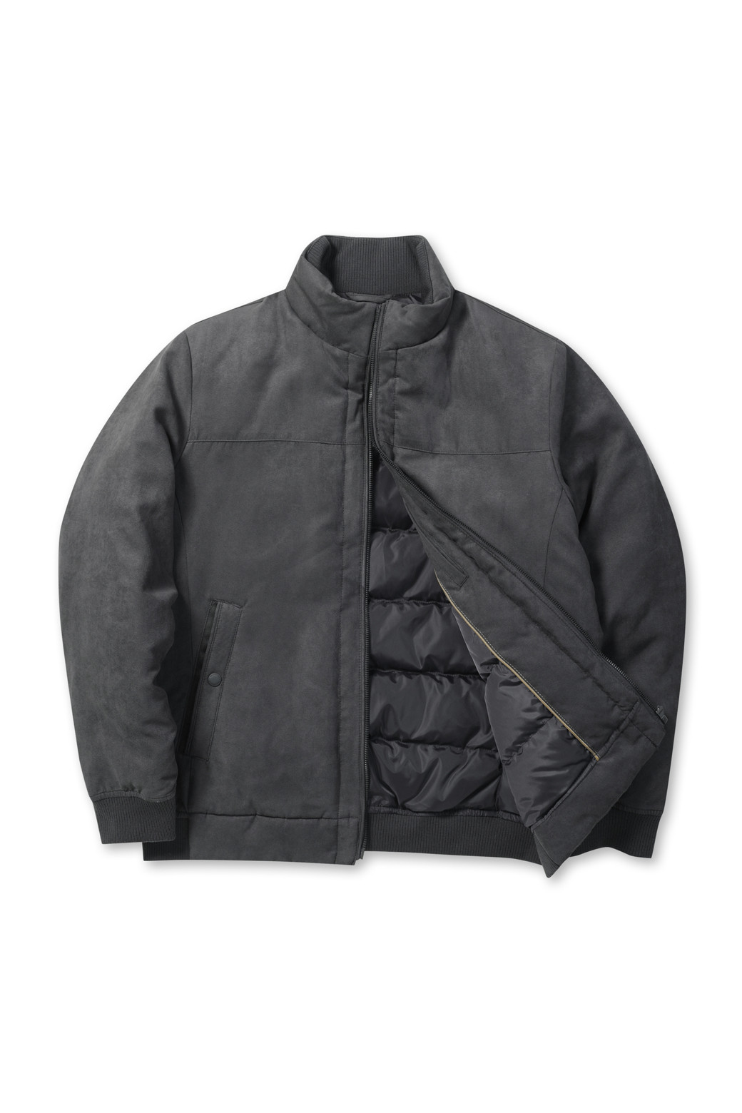 BRENTWOOD - 다운/패딩 - 스웨이드 다운 블루종