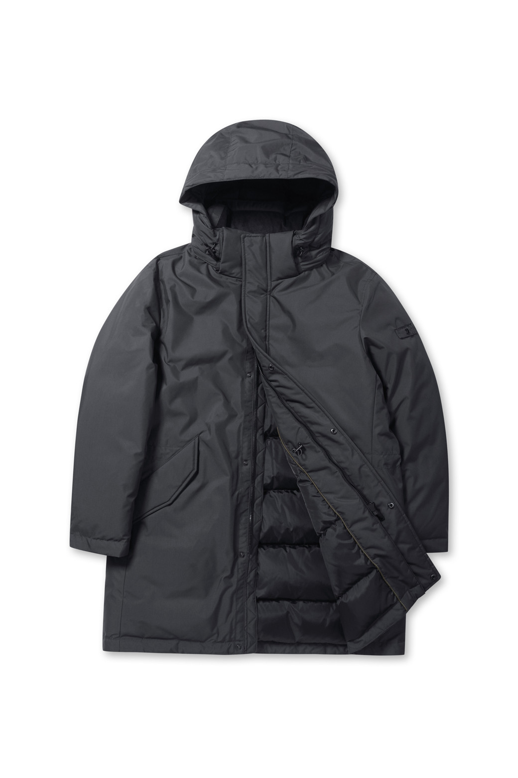 BRENTWOOD - 다운/패딩 - 후드 탈착 다운 사파리