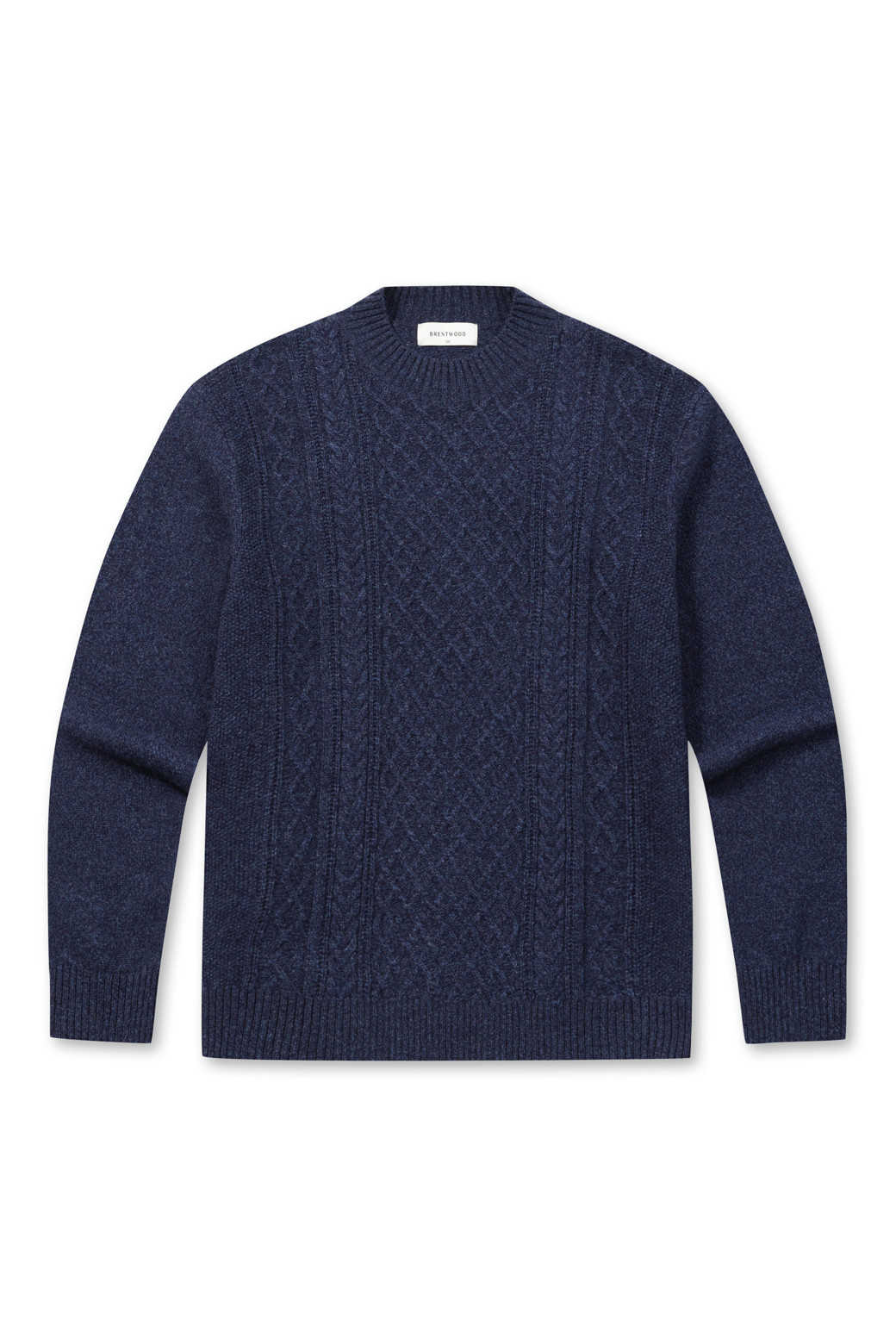 BRENTWOOD - 스웨터 - 케이블 하프터틀넥 스웨터