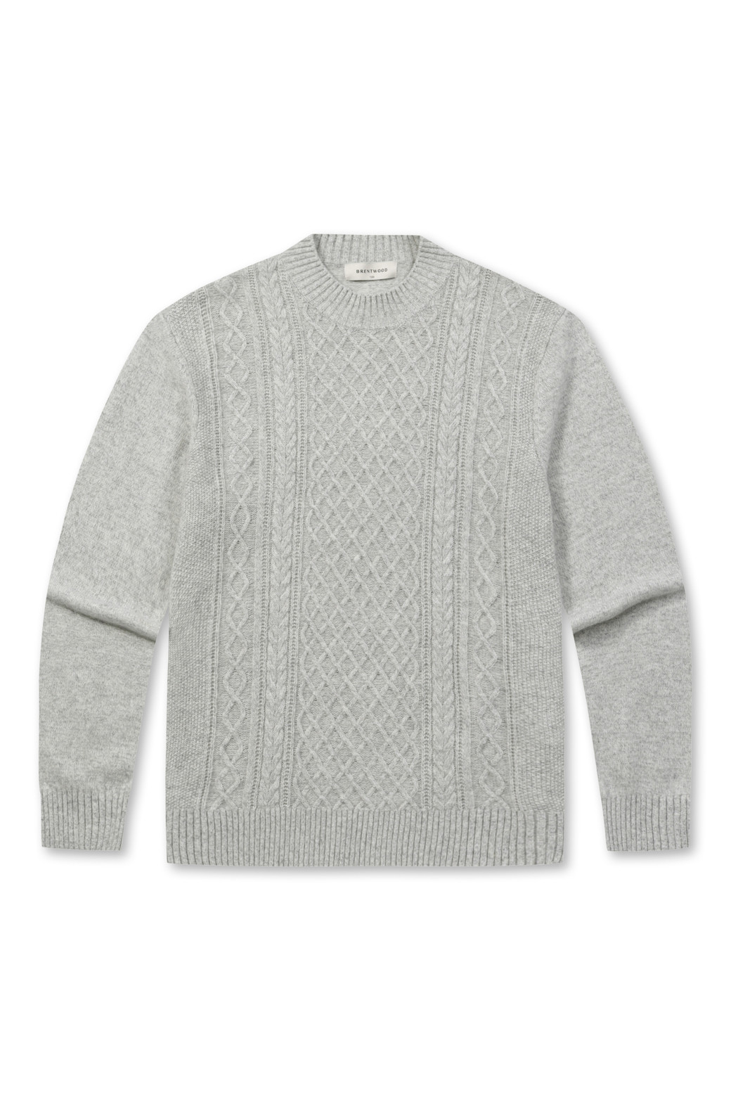 BRENTWOOD - 스웨터 - 케이블 하프터틀넥 스웨터