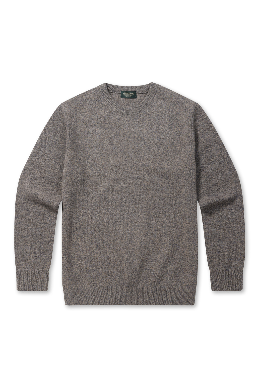 BRENTWOOD - 스웨터 - [셀렉션] 울100 트위드 라운드넥 스웨터
