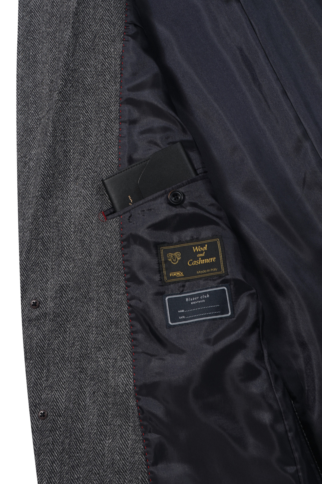 BRENTWOOD - 수트/블레이저자켓 - [블레이저클럽] 울캐시미어 헤링본 자켓