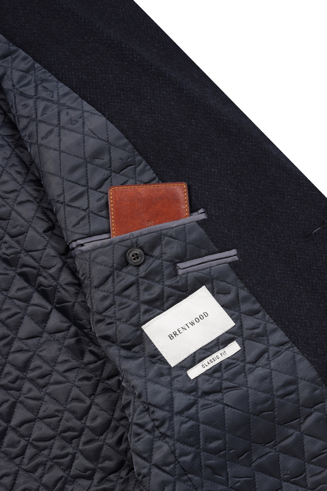 BRENTWOOD - 수트/블레이저자켓 - 울캐시미어 브러쉬드 퀼팅 자켓