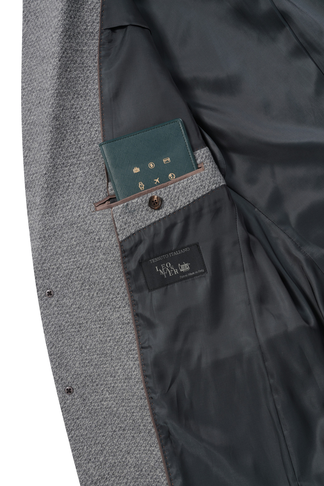 BRENTWOOD - 수트/블레이저자켓 - [셀렉션] 울블렌디드 투톤 조직 자켓