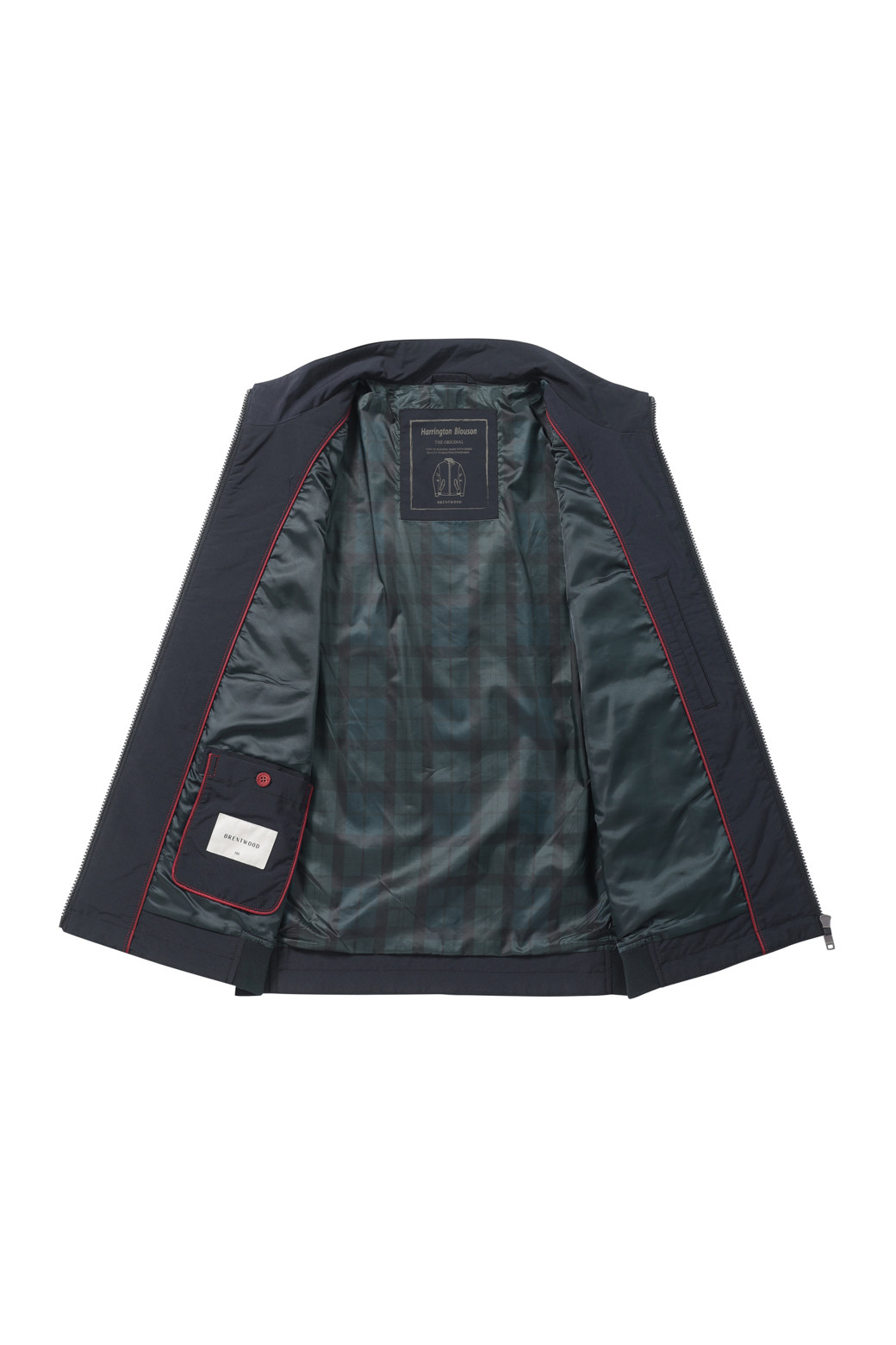 BRENTWOOD - 블루종/점퍼 - 미니멀 해링턴 점퍼