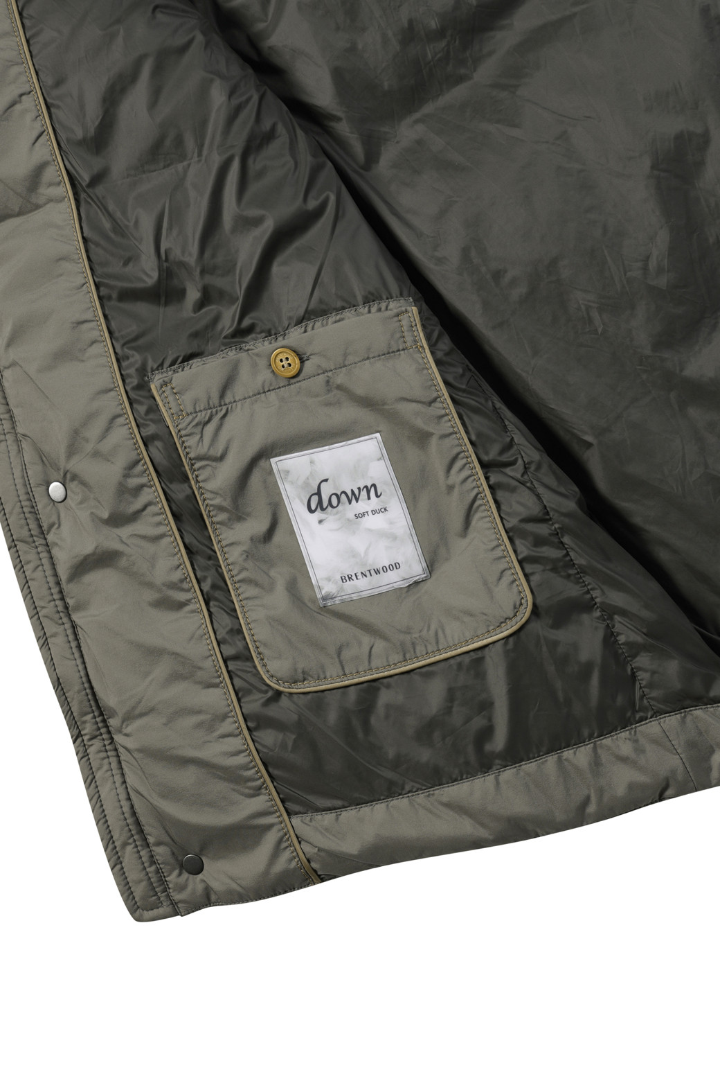 BRENTWOOD - 다운/패딩 - [에어다운] 칼라 FUR 다운 점퍼