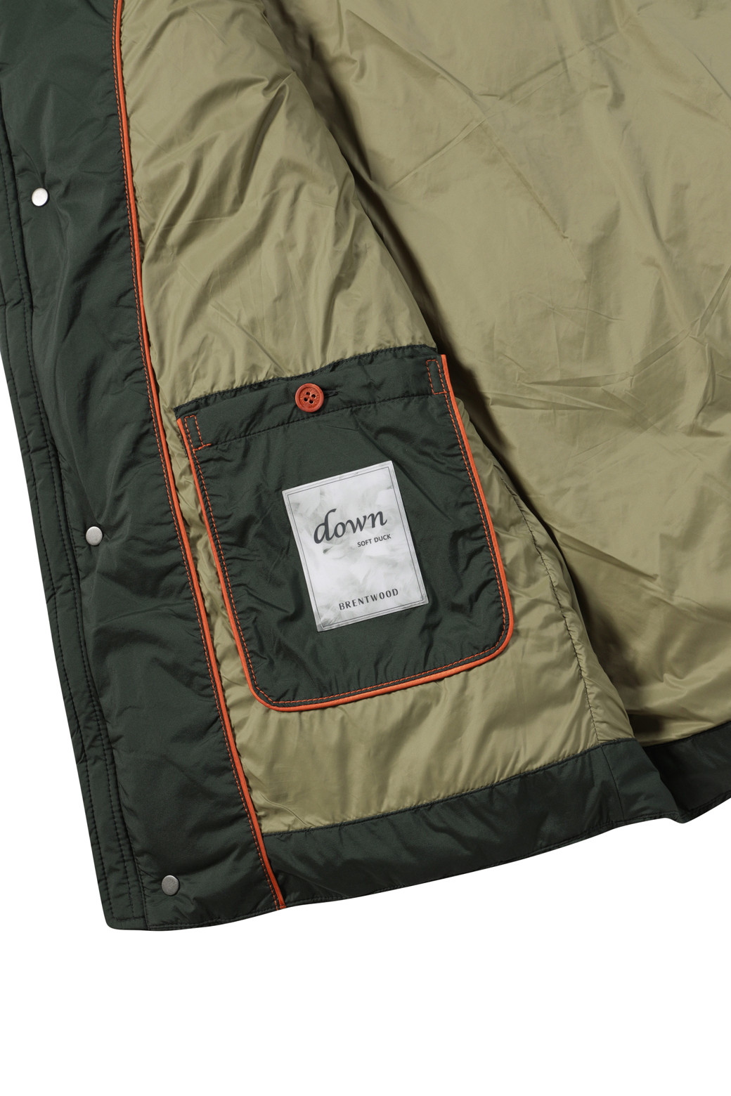 BRENTWOOD - 다운/패딩 - [에어다운] 칼라 FUR 다운 점퍼