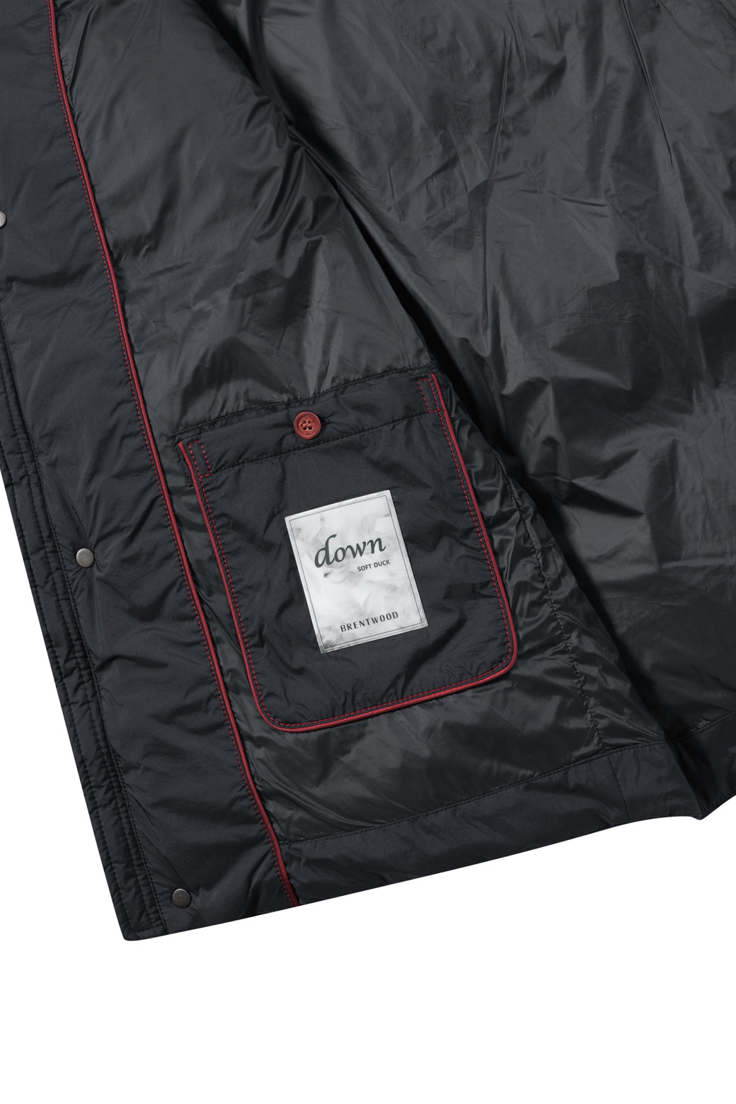 BRENTWOOD - 다운/패딩 - [에어다운] 칼라 FUR 다운 점퍼