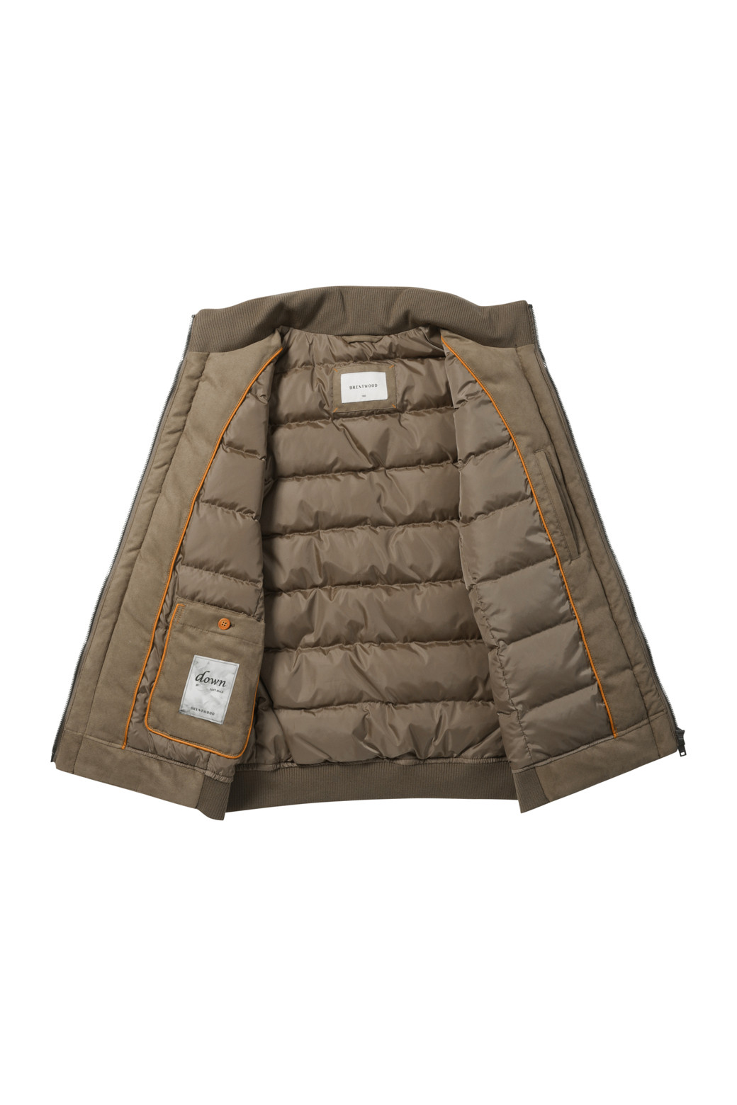 BRENTWOOD - 다운/패딩 - 스웨이드 다운 블루종