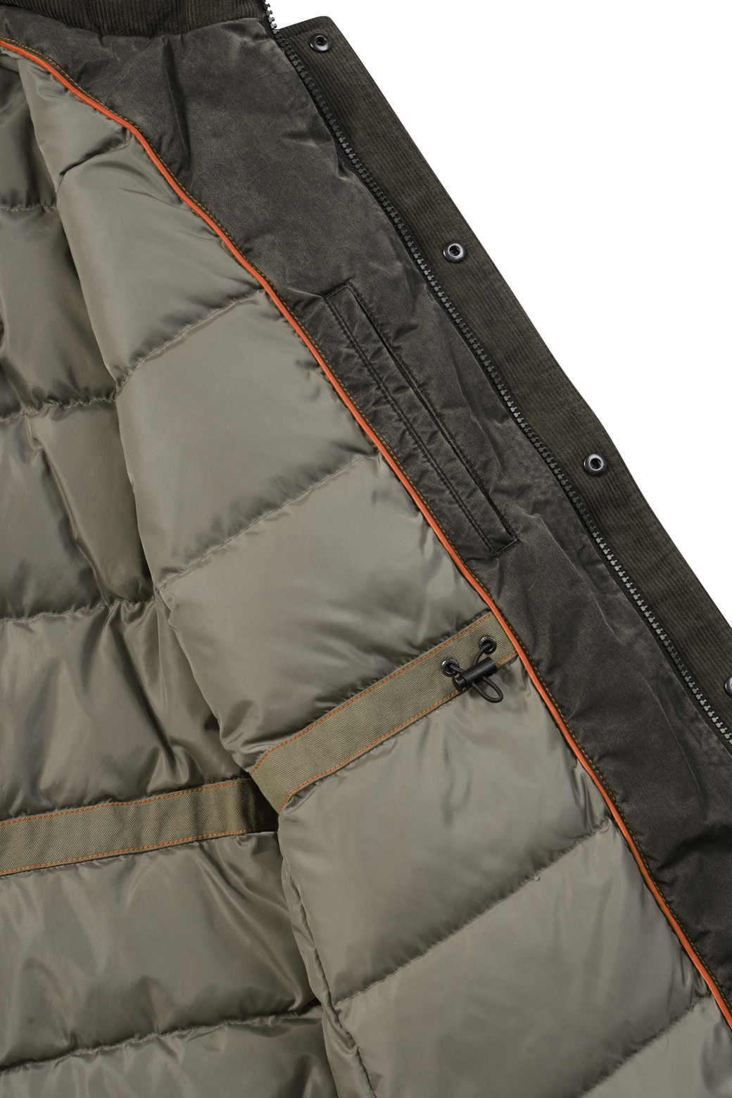 BRENTWOOD - 다운/패딩 - 피그먼트 워싱 다운 사파리