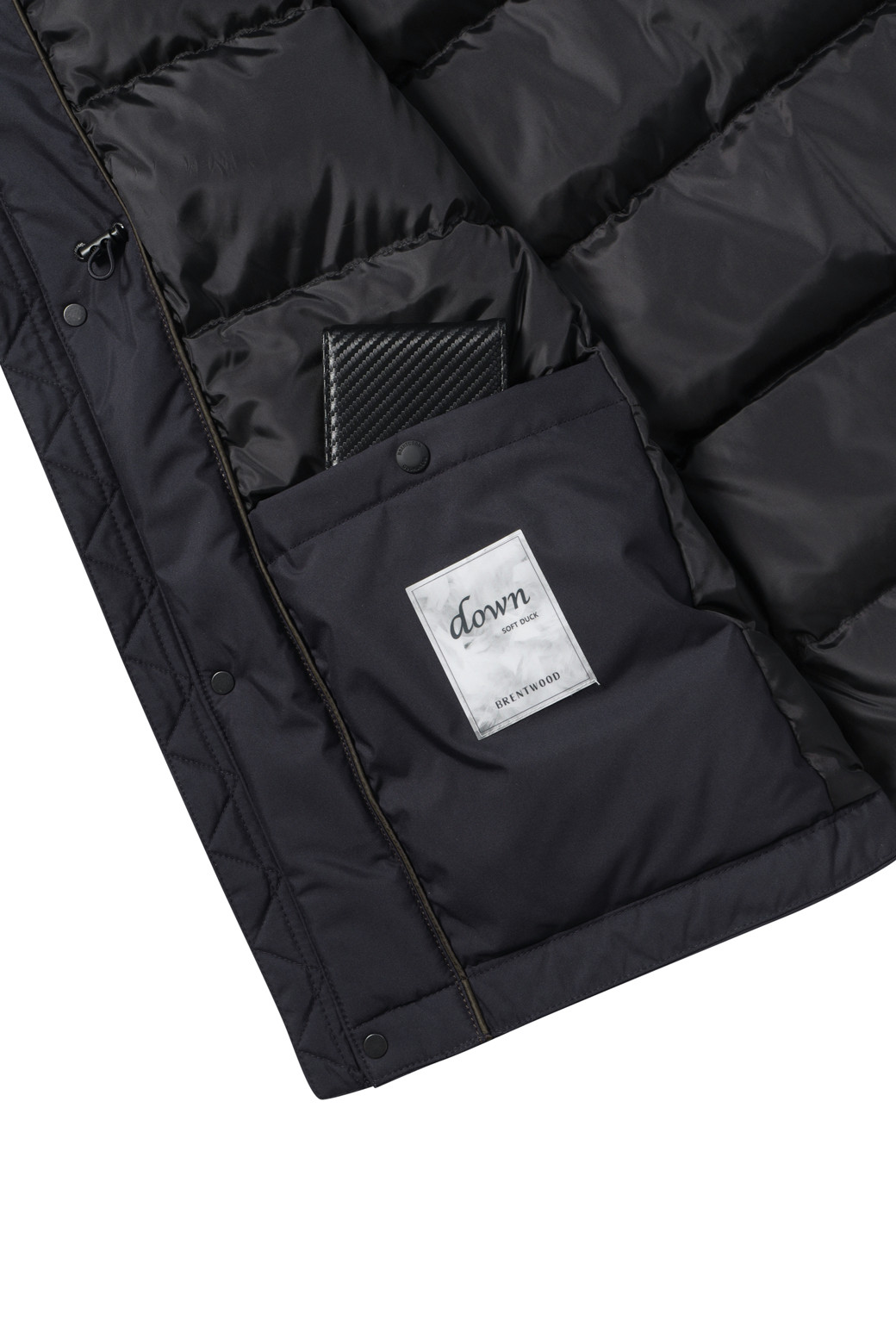 BRENTWOOD - 다운/패딩 - 후드 탈착 다운 사파리