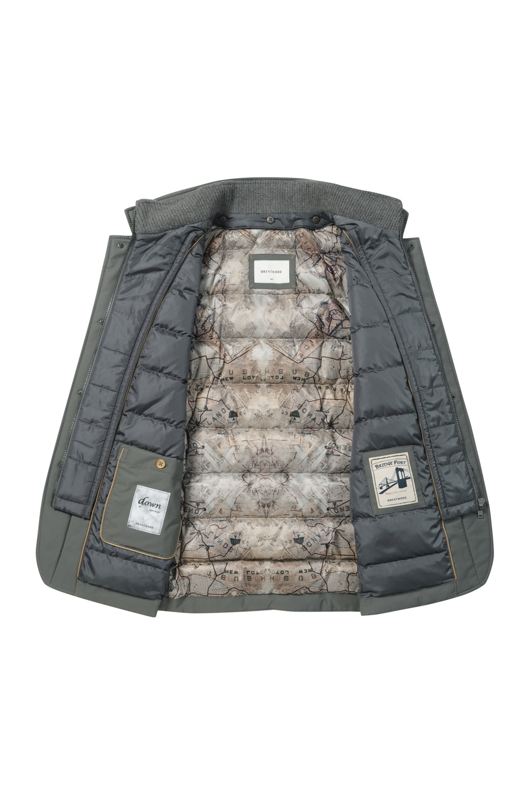 BRENTWOOD - 다운/패딩 - [브릿지포트] 비즈 다운 자파리