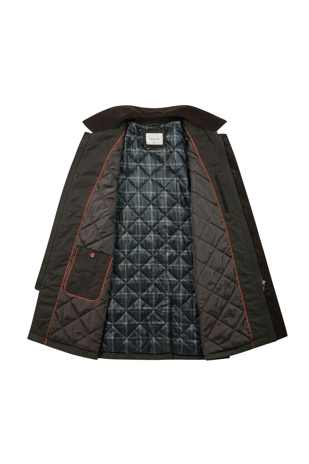 BRENTWOOD - 코트 - 코듀로이 배색 워싱 코트