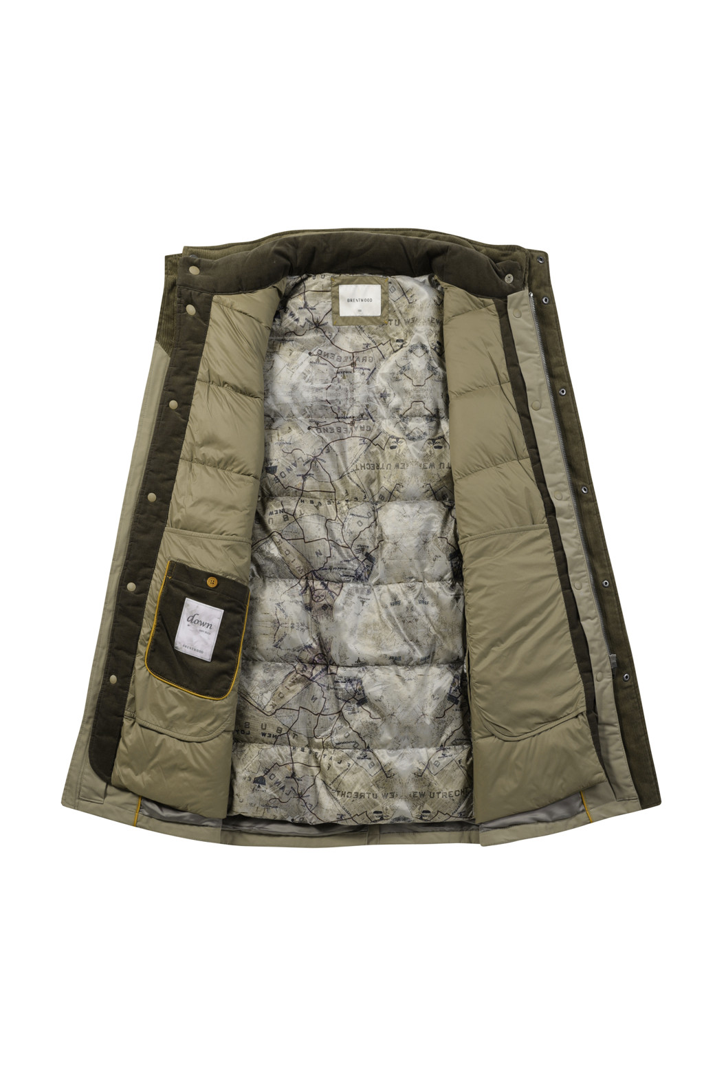 BRENTWOOD - 코트 - [이노버] 베이직 3-way 다운 코트