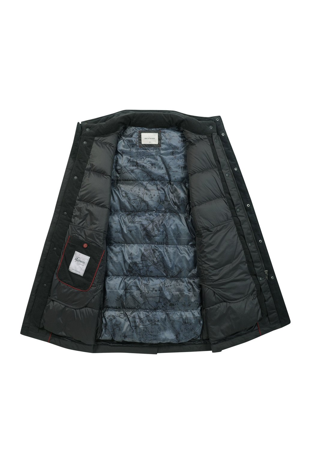 BRENTWOOD - 코트 - [이노버] 베이직 3-way 다운 코트