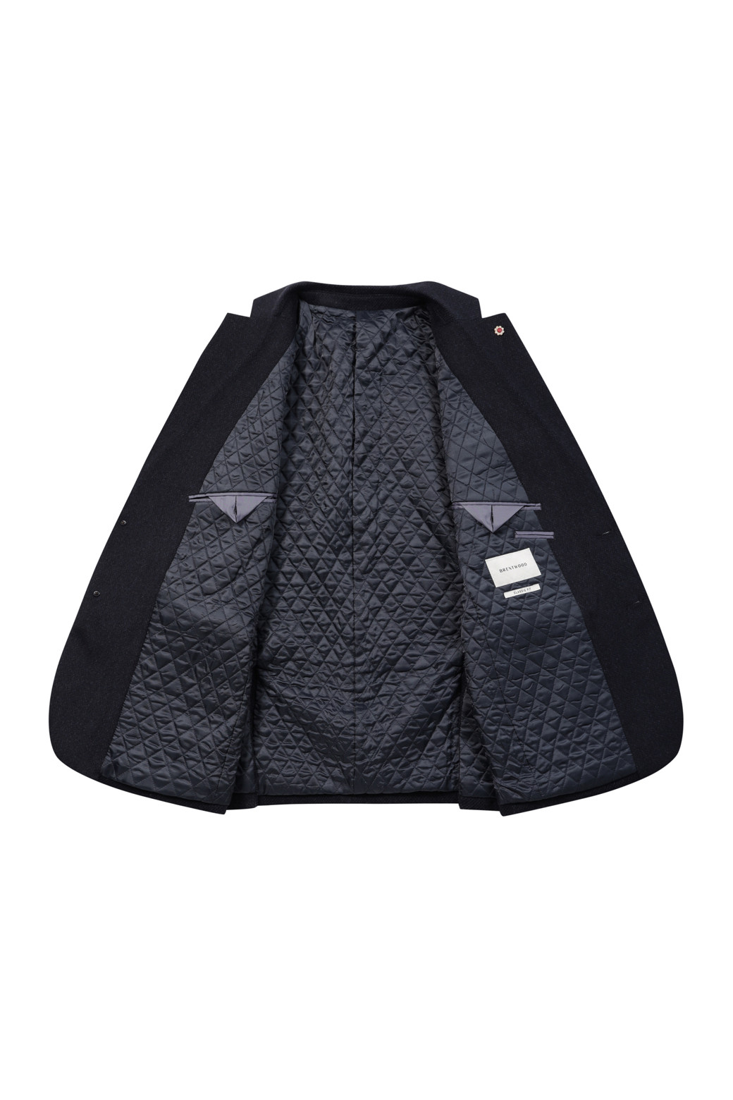 BRENTWOOD - 수트/블레이저자켓 - 울캐시미어 브러쉬드 퀼팅 자켓