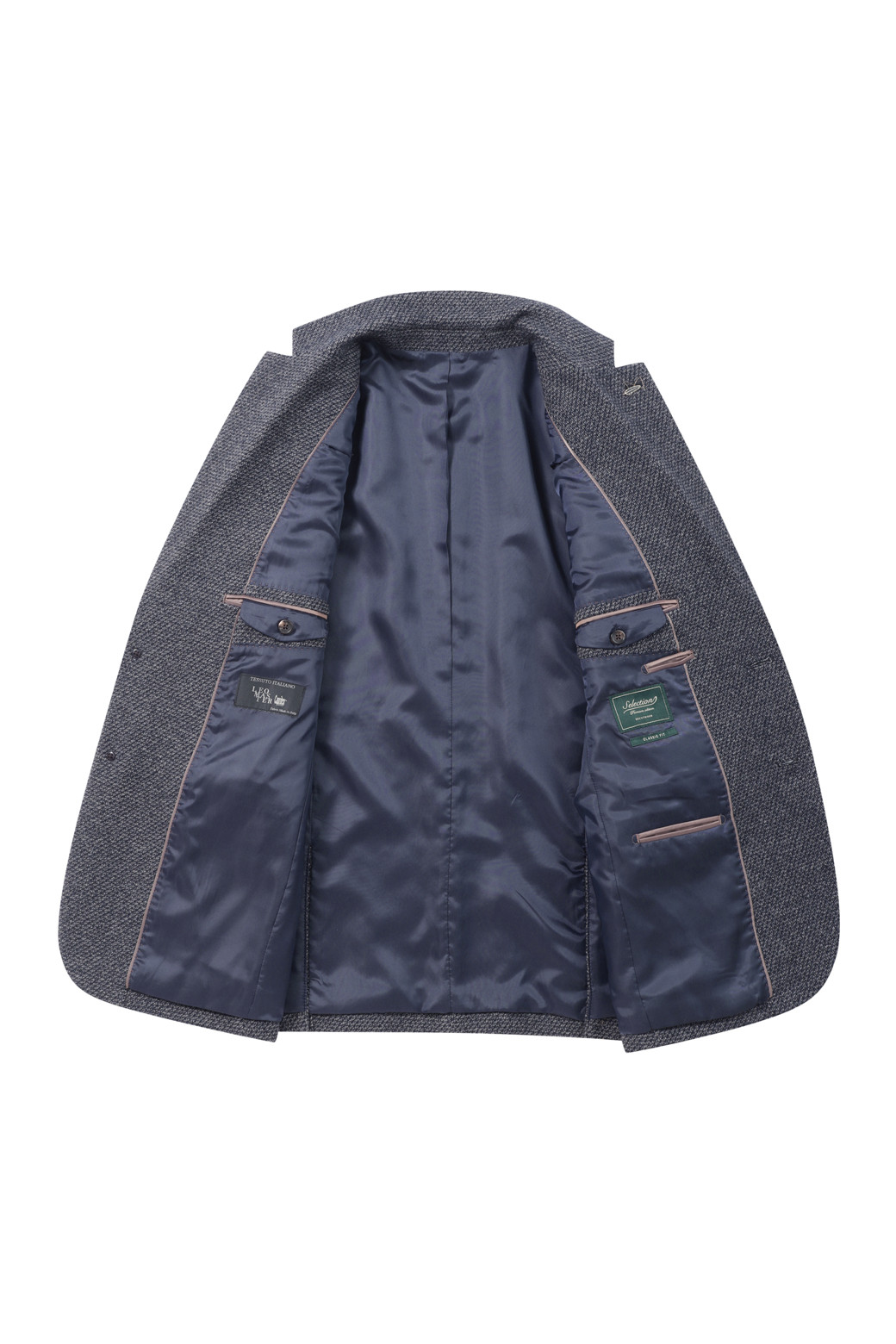 BRENTWOOD - 수트/블레이저자켓 - [셀렉션] 울블렌디드 투톤 조직 자켓