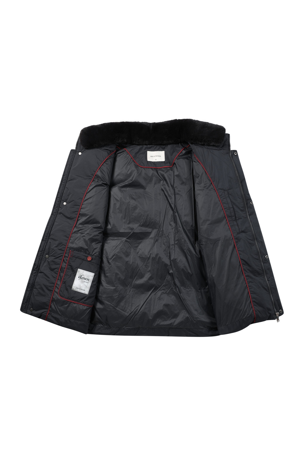 BRENTWOOD - 다운/패딩 - [에어다운] 칼라 FUR 다운 점퍼