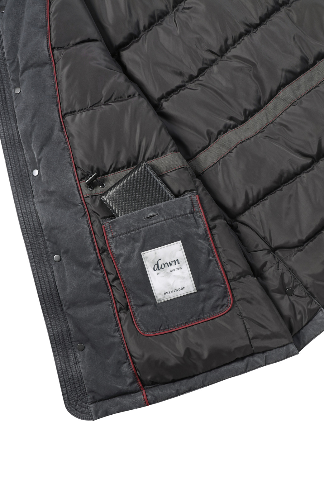 BRENTWOOD - 다운/패딩 - 피그먼트 워싱 다운 사파리