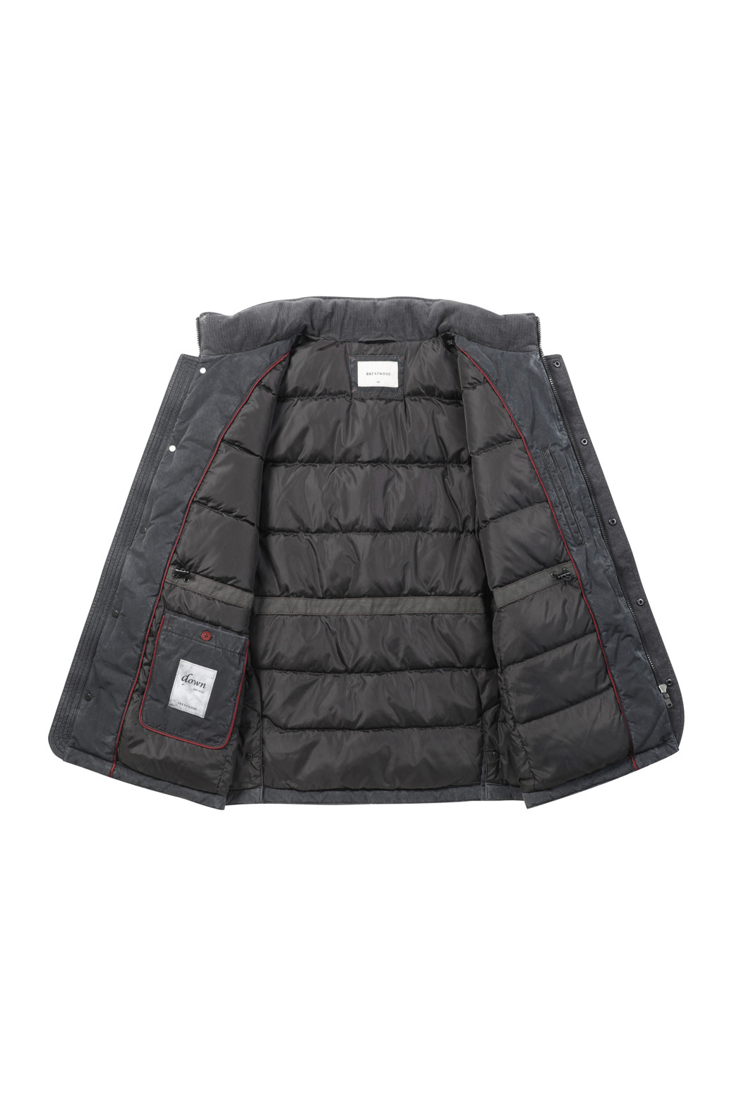BRENTWOOD - 다운/패딩 - 피그먼트 워싱 다운 사파리