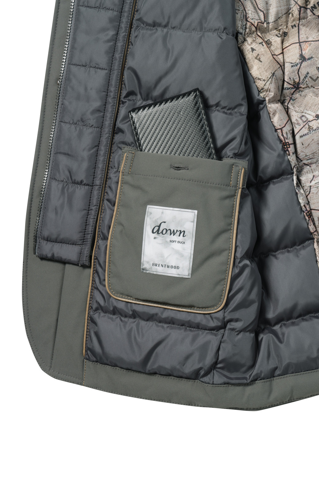 BRENTWOOD - 다운/패딩 - [브릿지포트] 비즈 다운 자파리