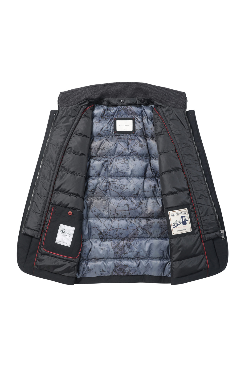 BRENTWOOD - 다운/패딩 - [브릿지포트] 비즈 다운 자파리