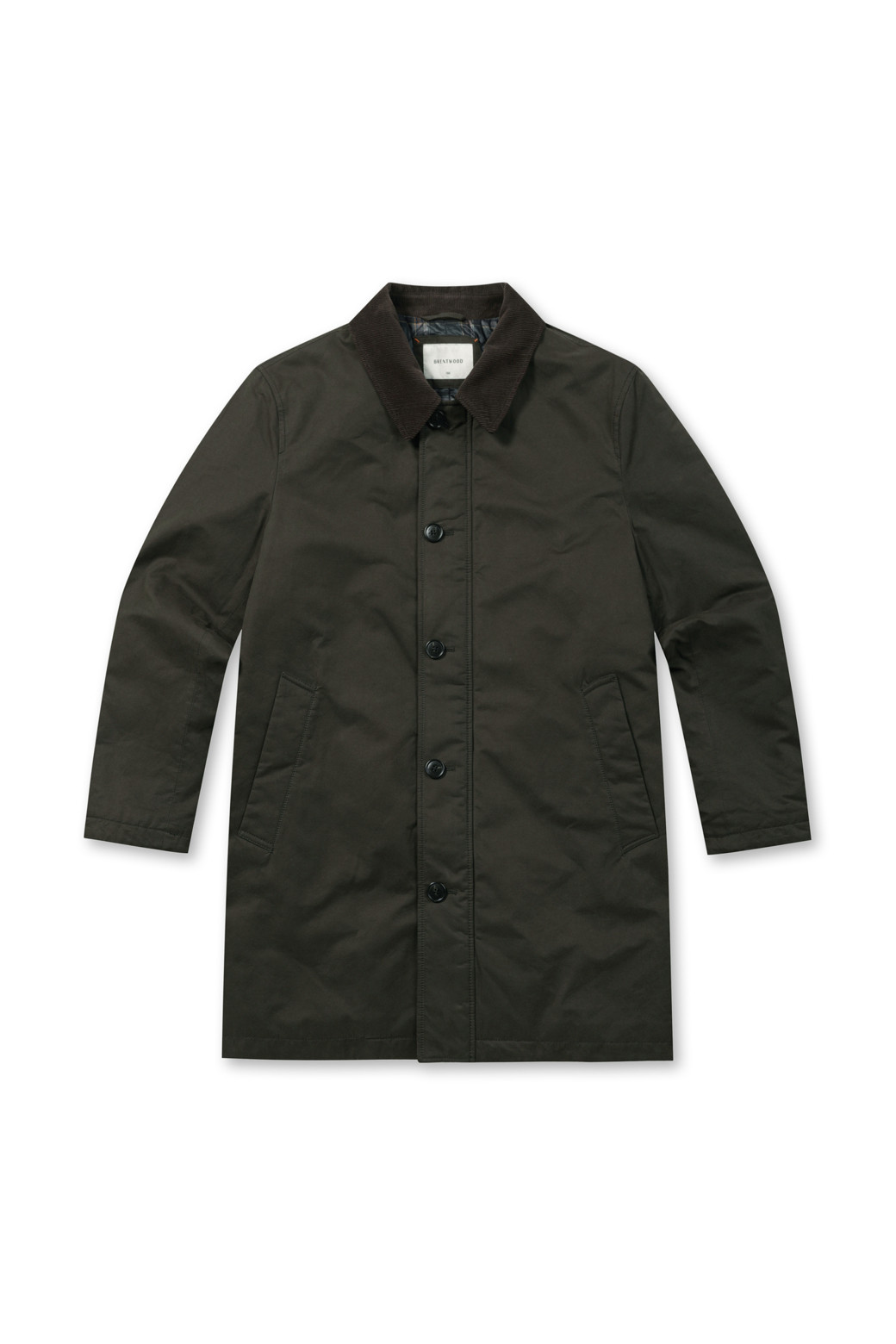 BRENTWOOD - 코트 - 코듀로이 배색 워싱 코트