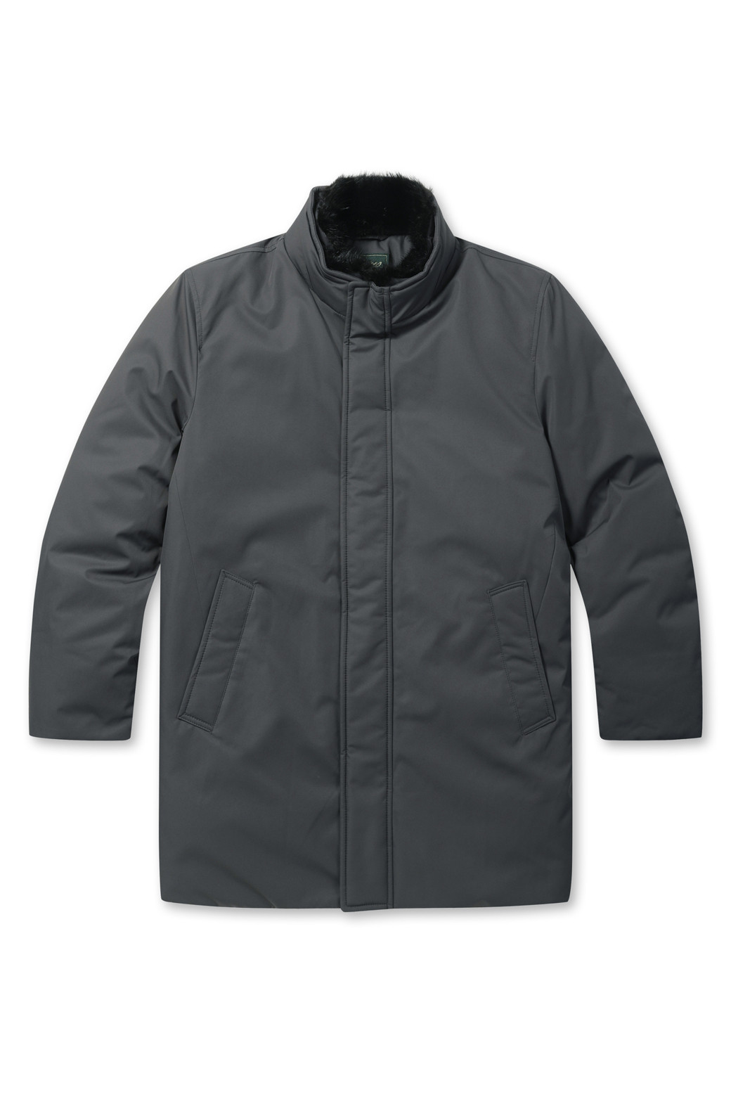 BRENTWOOD - 코트 - [셀렉션] 칼라 FUR 비즈 다운 코트